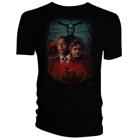 HANNIBAL BLOOD RED MONTAGE by CHELSEA LOWE T-SHIRT XXXL