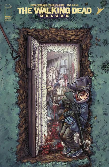 WALKING DEAD DELUXE #104 CVR C NATE BELLEGARDE & OLLI HIHNALA CONNECTING VAR