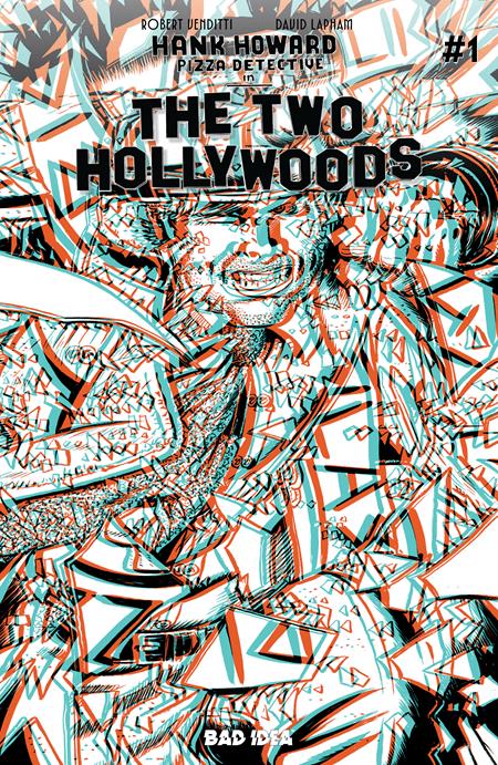 HANK HOWARD PIZZA DETECTIVE #1 (OF 2) THE TWO HOLLYWOODS CVR E 1:50 INC DAVID LAPHAM INC VAR