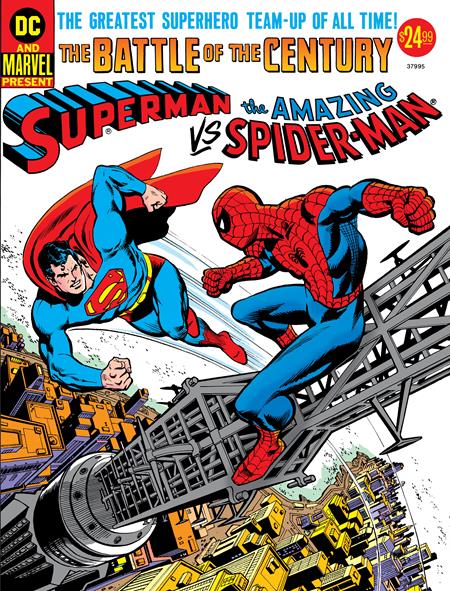 50TH ANNIVERSARY TREASURY EDITION SUPERMAN VS THE AMAZING SPIDER-MAN #1 FACSIMILE EDITION CVR C CARMINE INFANTINO ROSS ANDRU FOIL VAR