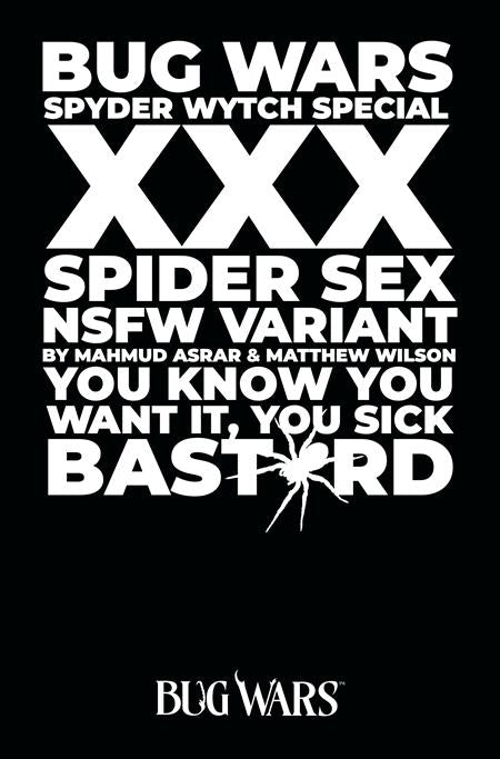 BUG WARS THE SPYDER WYTCH SPECIAL (ONE SHOT) CVR B MAHMUD ASRAR & MATTHEW WILSON NSFW POLYBAGGED VAR