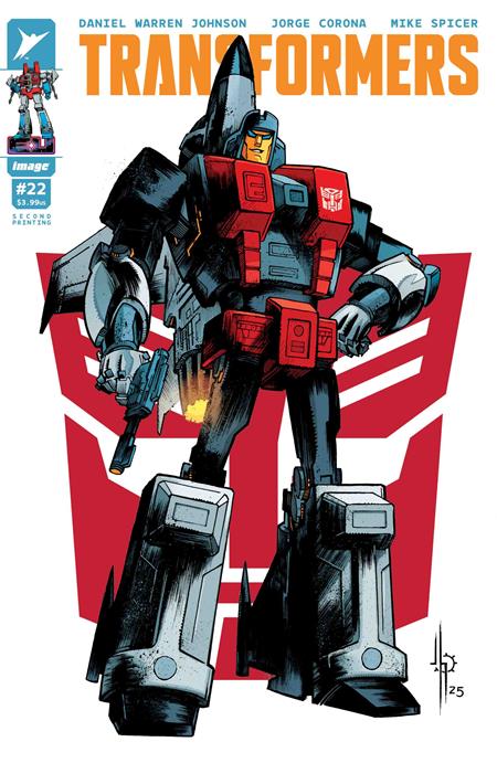 TRANSFORMERS #22 2ND PRINTING CVR B JASON HOWARD AUTOBOT VAR