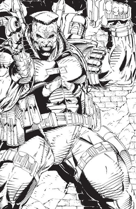YOUNGBLOOD #1 (2025) 3RD PRINT CVR C INC 1:10 ROB LIEFELD B&W VIRGIN VAR