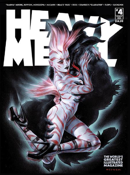 HEAVY METAL MAGAZINE #4 CVR A OLIVIA DE BERARDINIS
