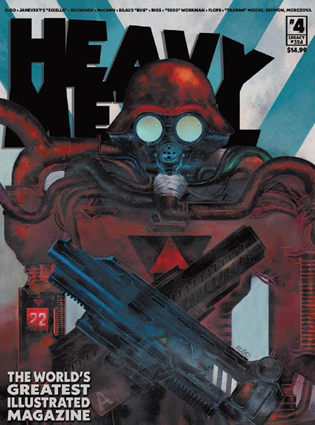 HEAVY METAL MAGAZINE #4 CVR B ELGO VAR