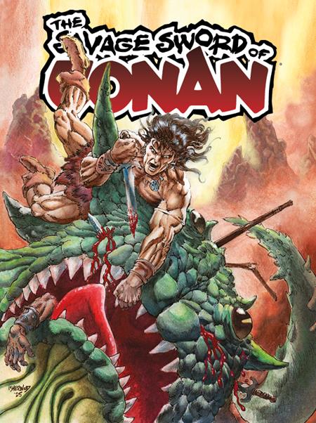 SAVAGE SWORD OF CONAN #12 CVR B GEOF ISHERWOOD VAR