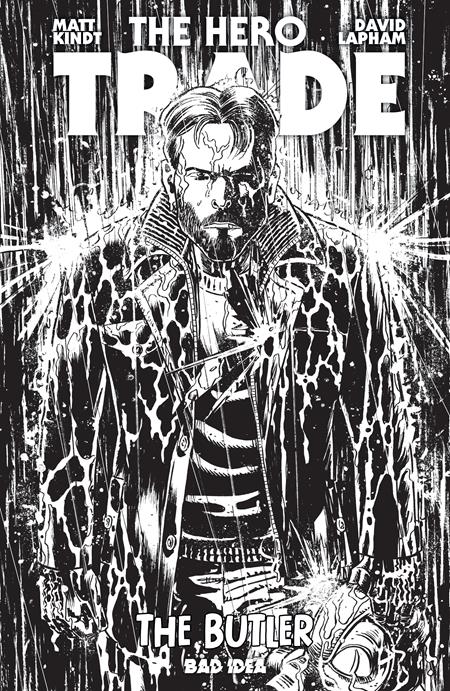 HERO TRADE THE BUTLER #1 (ONE SHOT) CVR H INC 1:20 DAVID LAPHAM B&W VAR