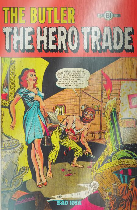 HERO TRADE THE BUTLER #1 (ONE SHOT) CVR I INC 1:50 LOU MORALES METAL OLD MASTERS VAR