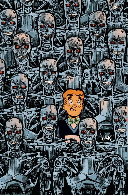 ARCHIE VS THE TERMINATOR #4 CVR F ROBERT HACK LTD VIRGIN VAR