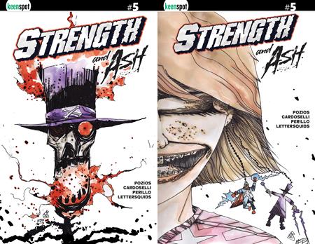 STRENGTH & ASH #5 CVR D STEFANO CARDOSELLI FRANCESCA PERILLO HOLOFOIL FLIP VAR