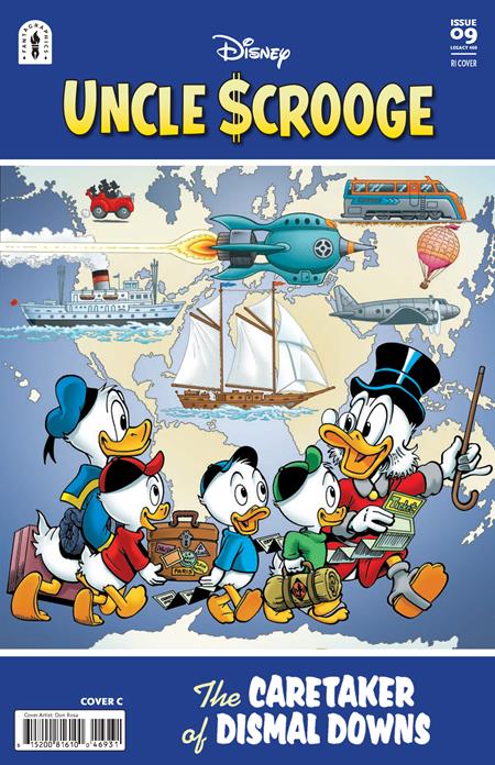 UNCLE SCROOGE LEGACY #469 CARETAKER OF DISMAL DOWNS CVR C INC 1:10 DON ROSA VAR