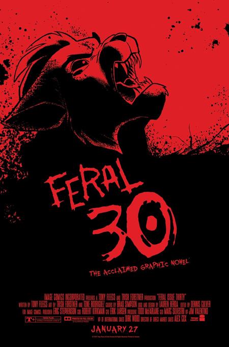 FERAL #30 CVR B TONY FLEECS & TRISH FORSTNER 30 DAYS OF NIGHT HOMAGE VAR