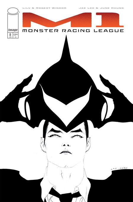 M1 MONSTER RACING LEAGUE #8 CVR C INC 1:25 JAE LEE B&W VAR