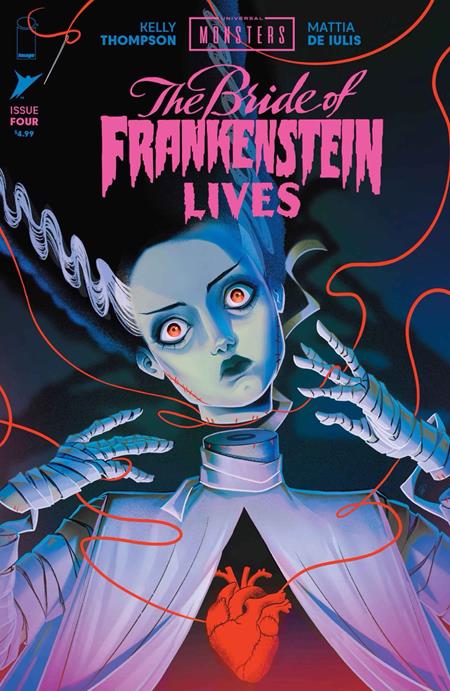 UNIVERSAL MONSTERS THE BRIDE OF FRANKENSTEIN LIVES #4 (OF 4) CVR B SWEENEY BOO VAR
