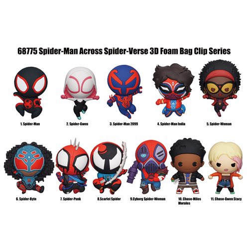 Spider-Man: Across the Spider-Verse 3D Foam Bag Clip Blind Bag