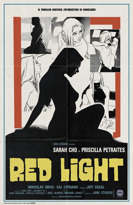 RED LIGHT #4 (OF 4) CVR C CHRIS FERGUSON & PRISCILLA PETRAITES EROTIC FILM HOMAGE VAR