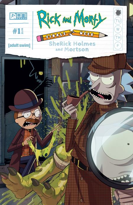 RICK AND MORTY PRESENTS FINALS WEEK SHERICK HOLMES AND MORTSON #1 (OF 5) CVR A PRISCILLA TRAMONTANO
