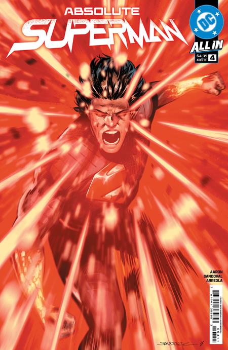 ABSOLUTE SUPERMAN #4 CVR A RAFA SANDOVAL (Signed by Jason Aaron)