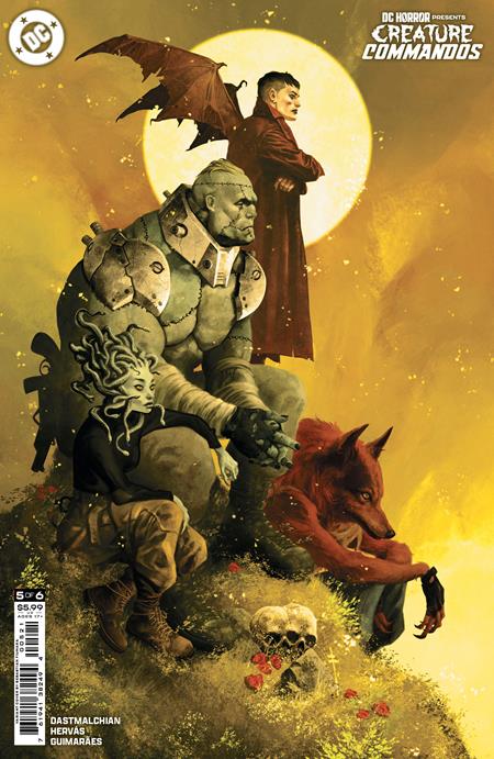 DC HORROR PRESENTS CREATURE COMMANDOS #5 (OF 6) CVR B SEBASTIAN FIUMARA CARD STOCK VAR