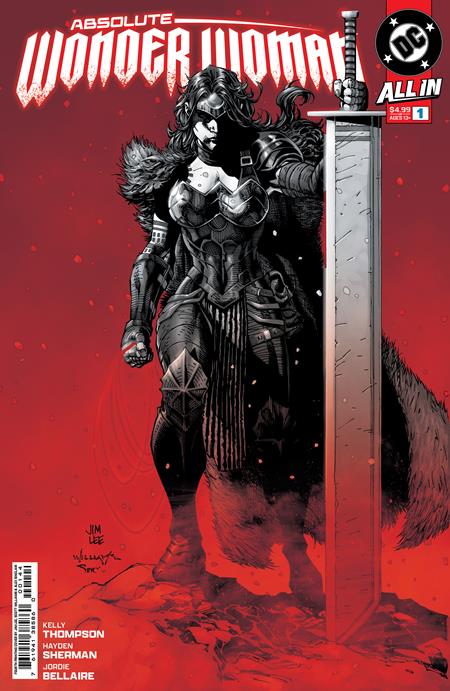 ABSOLUTE WONDER WOMAN #1 Fourth Printing Cvr A Jim Lee (Signed by Kelly Thompson)
