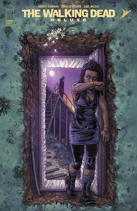 WALKING DEAD DELUXE #107 CVR C NATE BELLEGARDE & OLLI HIHNALA CONNECTING VAR