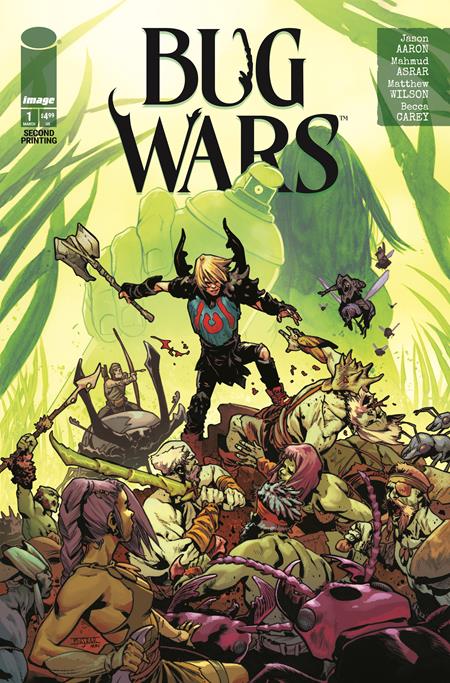 BUG WARS #1 (OF 6) Second Printing (Signed by Jason Aaron)