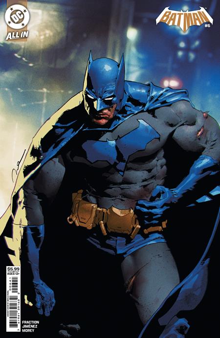 BATMAN (2025) #6 CVR D GERALD PAREL CARD STOCK VAR