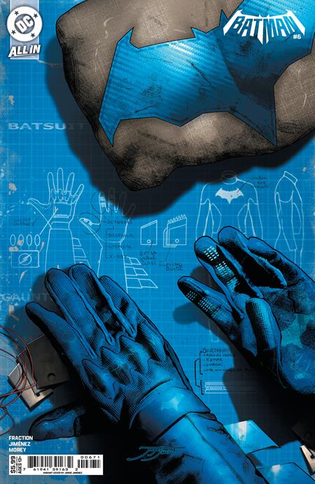 BATMAN (2025) #6 CVR E JORGE JIMENEZ BAT-GADGET CARD STOCK VAR