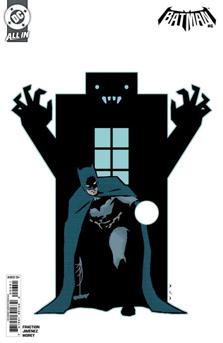 BATMAN (2025) #6 CVR H INC 1:25 DAVID AJA CARD STOCK VAR