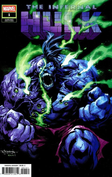INFERNAL HULK #1 STEPHEN SEGOVIA VARIANT