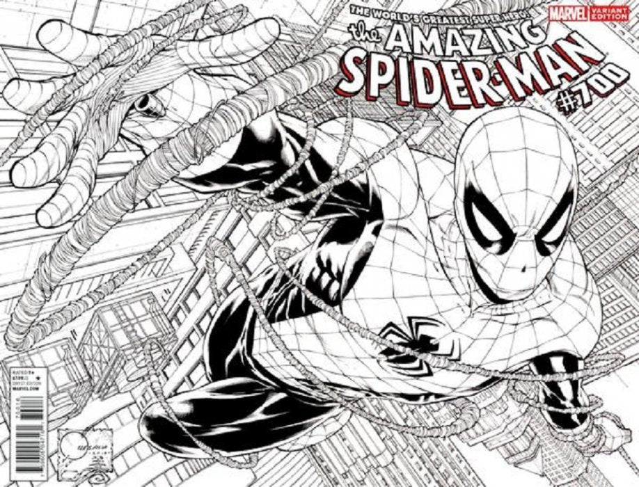 Amazing Spider-Man (1998) #700 (1:150 Quesada Sketch Variant)