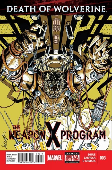Death of Wolverine Weapon X Program (2014) #3