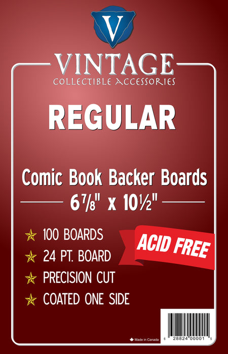 Comic Backing Boards - Regular Size ComicProLine (100 count pack)