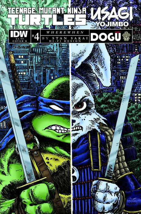 Teenage Mutant Ninja Turtles/Usagi Yojimbo: WhereWhen #4 Variant B (Eastman)
