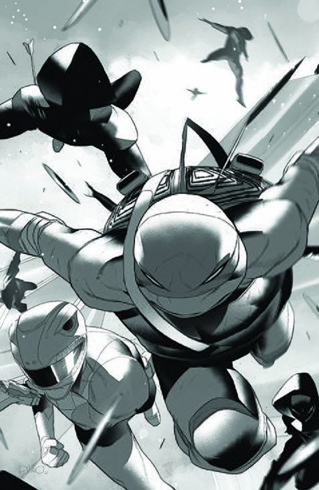 MMPR TMNT II #3 (OF 5) CVR G 50 COPY INCV DI MEO
