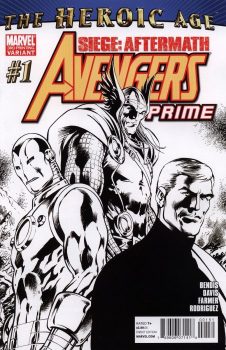 Avengers Prime (2010) #1 (3rd Print Davis Variant)