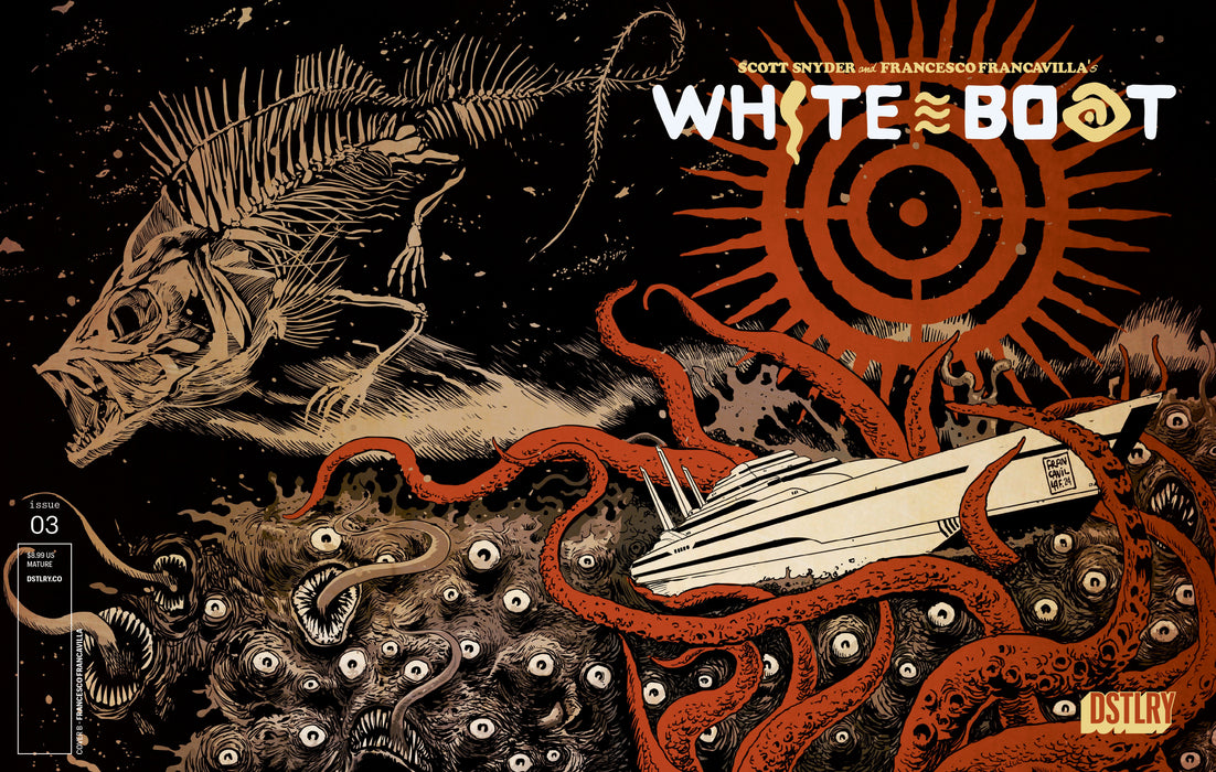 WHITE BOAT #3 CVR B FRANCESCO FRANCAVILLA VARIANT