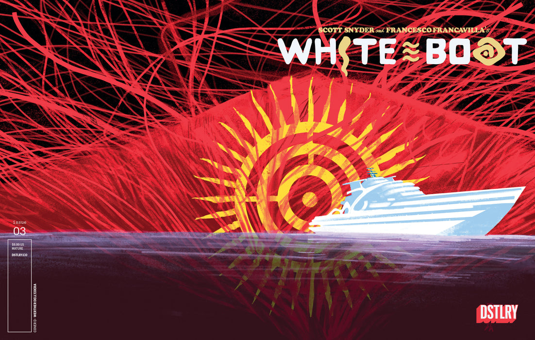 WHITE BOAT #3 1:10 CVR D WERTHER DELL'EDERA 10 COPY VARIANT