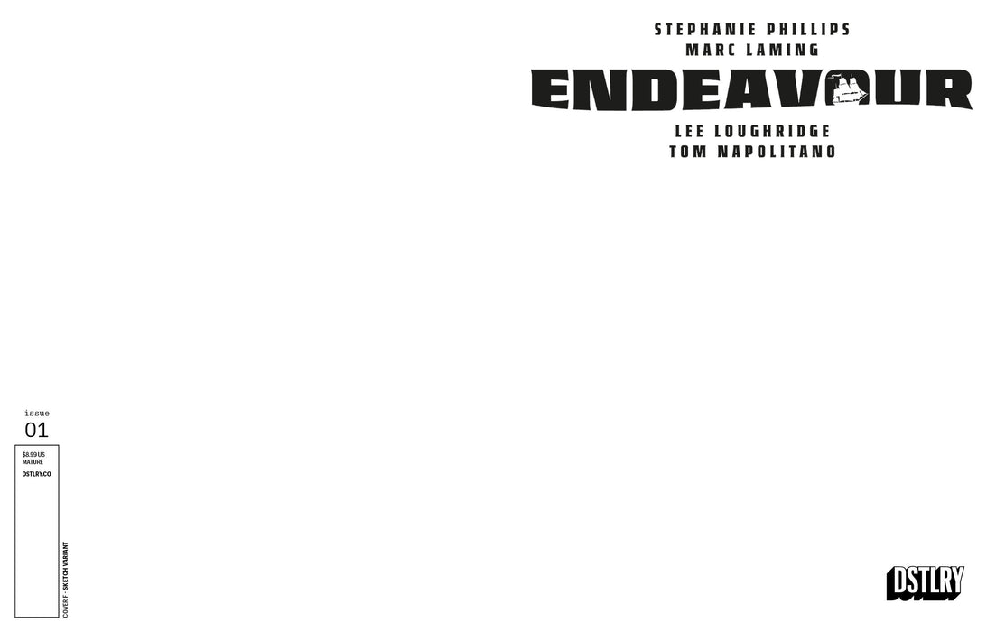 ENDEAVOUR #1 CVR F BLANK SKETCH VAR