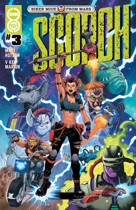 BIKER MICE FROM MARS SCORCH #3 CVR B JORDI TARRAGONA VAR