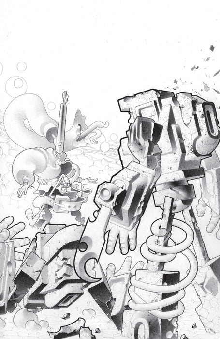 FACELESS AND THE FAMILY MAZE OF THE MECHANICAL ALIENS #3 CVR C INC 1:10 MATT LESNIEWSKI VAR