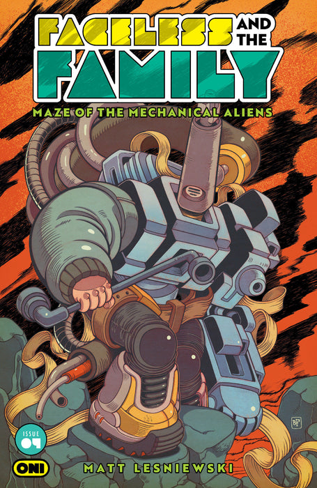 FACELESS AND THE FAMILY MAZE OF THE MECHANICAL ALIENS #4 CVR B BILLY FOWLER VAR