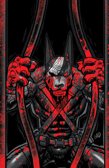 SUPER MONDO MEGA MUTTS #3 CVR F INC 1:50 JUAN GEDEON BLOODY B&W VAR