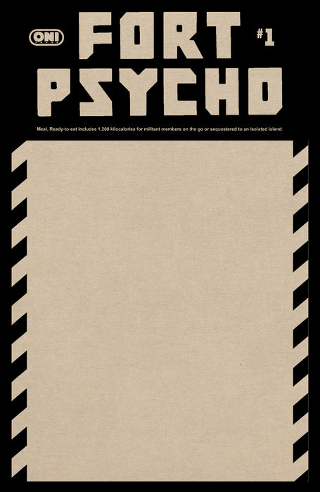FORT PSYCHO #1 CVR E BLANK SKETCH VAR