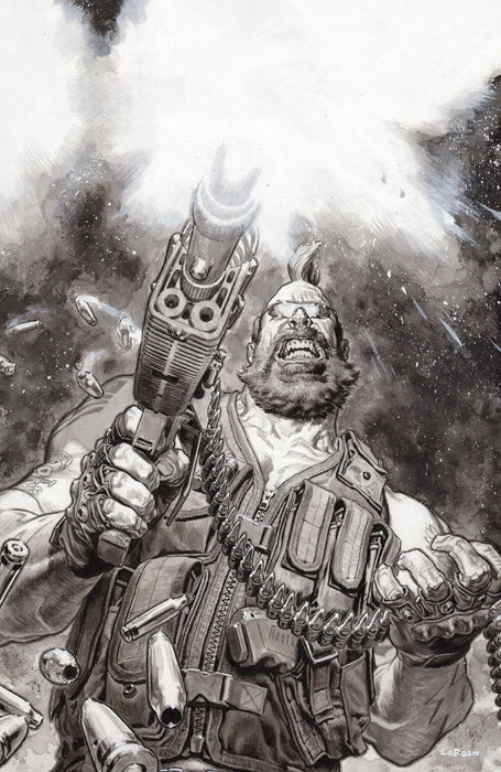 FORT PSYCHO #2 CVR E INC 1:20 LEWIS LAROSA B&W VAR