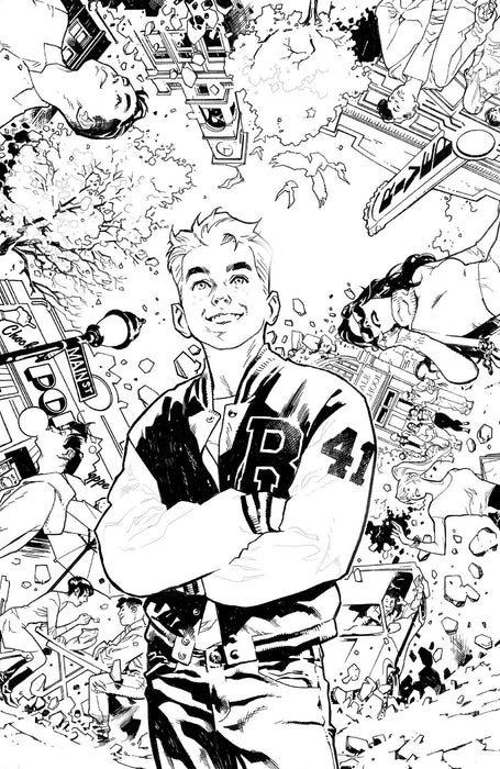 ARCHIE #1 CVR L INC 1:250 STUART IMMONEN B&W VAR