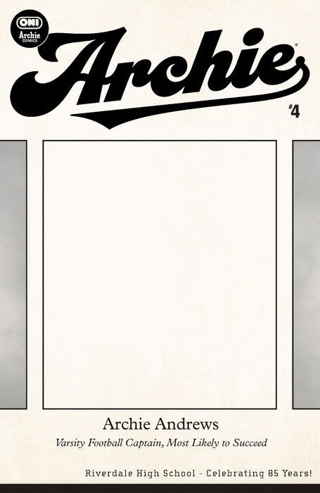 Archie #4 Cover F Riverdale Yearbook Blank Sketch Var
