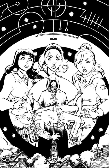 Archie in Hell #1 Cover L Jesse Lonergan B&W 1:250 Var