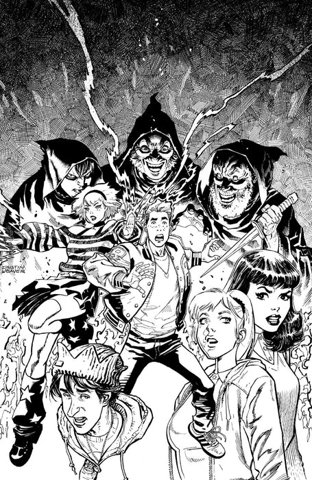 Archie in Hell #2 Cover G Dustin Weaver B&W 1:100 Var