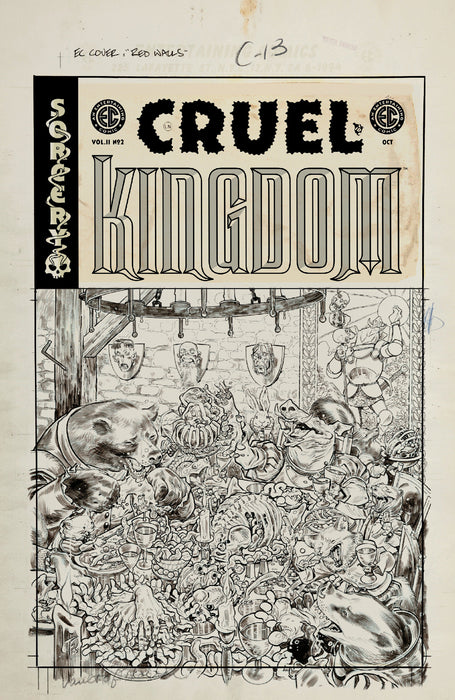 EC CRUEL KINGDOM 2 #2 CVR D INC 1:20 TOM FOWLER B&W ARTIST EDITION VAR